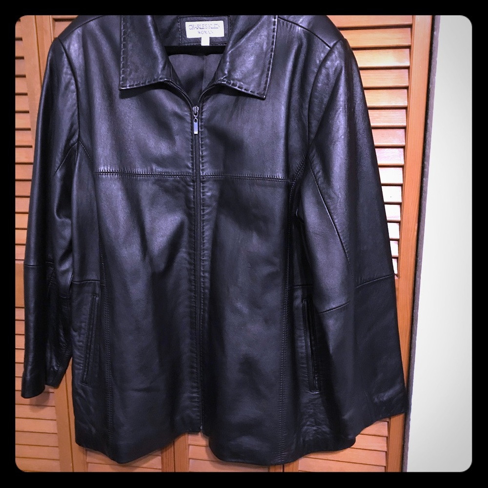 Charles Klein Woman Leather Jacket